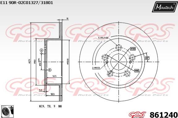 Maxtech 871523 - Discofreno autozon.pro