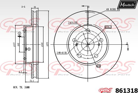 Maxtech 871040 - Discofreno autozon.pro