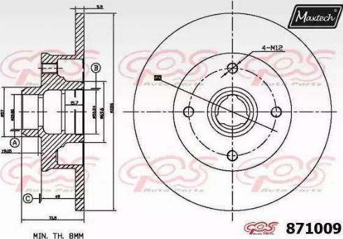 Maxtech 871009.6060 - Discofreno autozon.pro