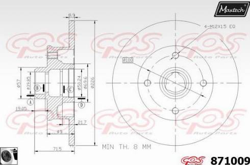 Maxtech 871009.0060 - Discofreno autozon.pro