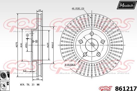 Maxtech 871009 - Discofreno autozon.pro