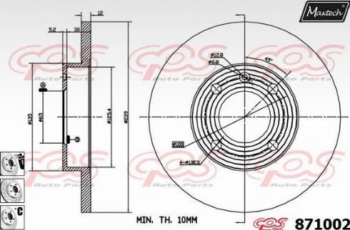 Maxtech 871002.6880 - Discofreno autozon.pro