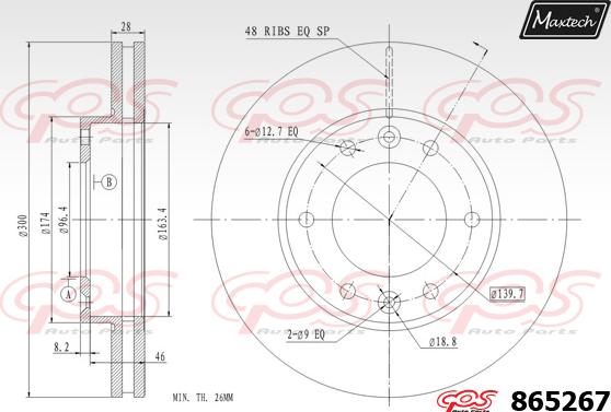 Maxtech 871081 - Discofreno autozon.pro