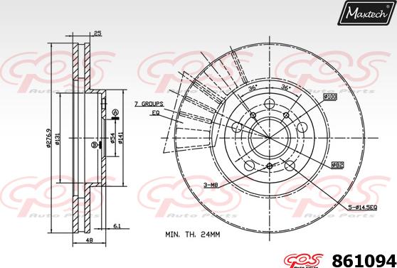 Maxtech 871082 - Discofreno autozon.pro