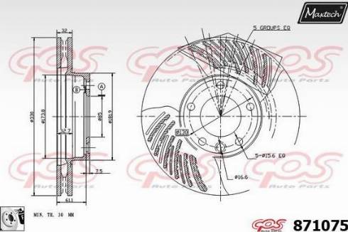 Maxtech 871075.0080 - Discofreno autozon.pro