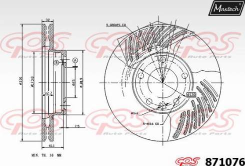 Maxtech 871076.0000 - Discofreno autozon.pro