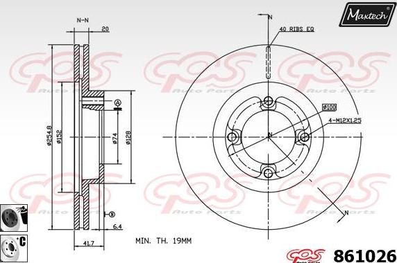 Maxtech 871076 - Discofreno autozon.pro