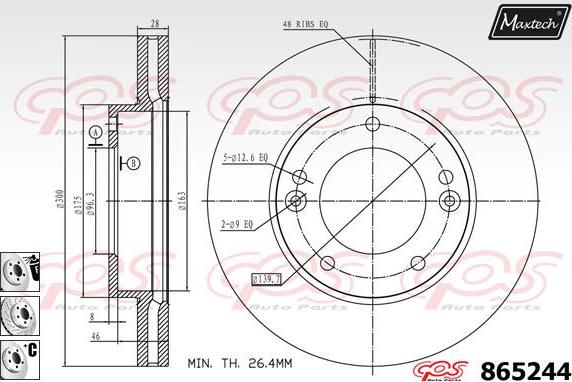 Maxtech 871078 - Discofreno autozon.pro