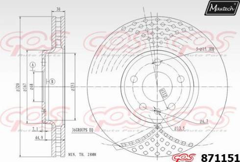 Maxtech 871151.0000 - Discofreno autozon.pro