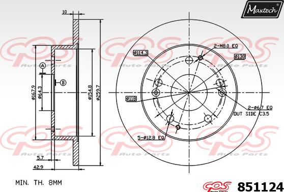 Maxtech 871151 - Discofreno autozon.pro