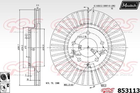 Maxtech 871164 - Discofreno autozon.pro