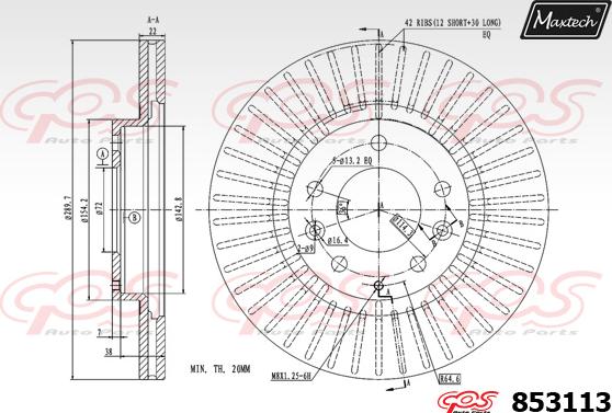 Maxtech 871162 - Discofreno autozon.pro