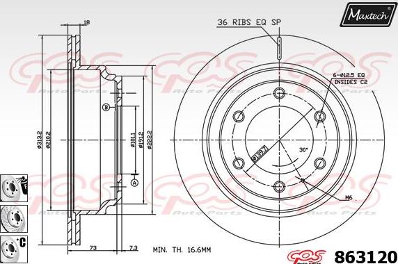 Maxtech 871100 - Discofreno autozon.pro