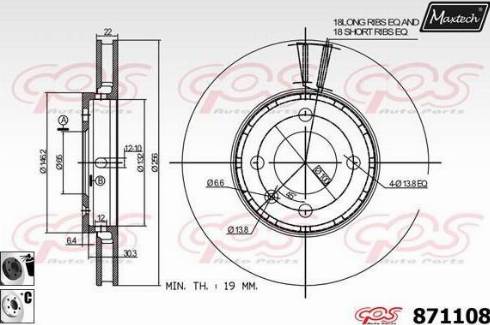 Maxtech 871108.6060 - Discofreno autozon.pro