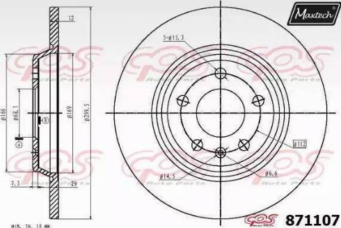 Maxtech 871107.0000 - Discofreno autozon.pro