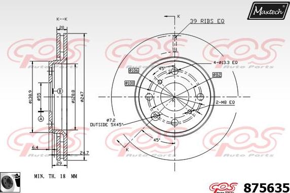 Maxtech 871115 - Discofreno autozon.pro