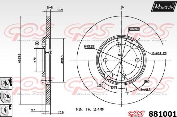 Maxtech 875340 - Discofreno autozon.pro