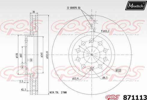 Maxtech 871113.0000 - Discofreno autozon.pro