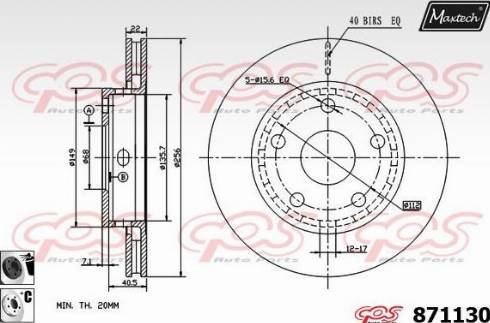 Maxtech 871130.6060 - Discofreno autozon.pro