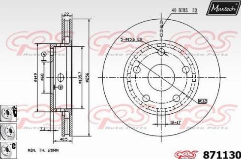 Maxtech 871130.6880 - Discofreno autozon.pro