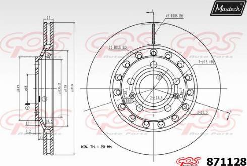 Maxtech 871128.0000 - Discofreno autozon.pro