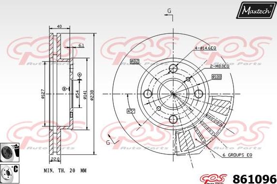 Maxtech 873595 - Discofreno autozon.pro