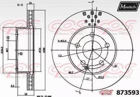 Maxtech 873593.0000 - Discofreno autozon.pro