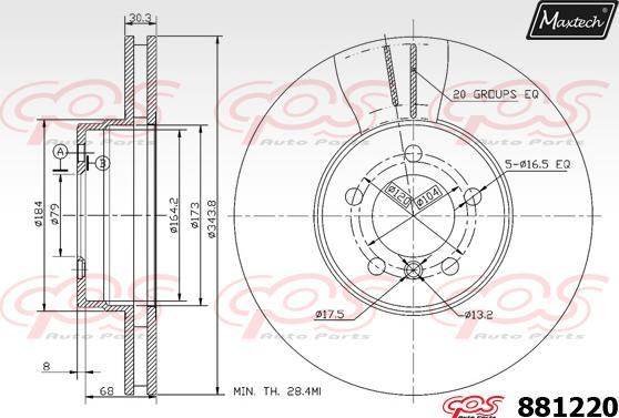 Maxtech 873546 - Discofreno autozon.pro