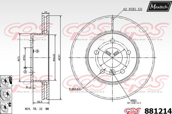 Maxtech 875602 - Discofreno autozon.pro