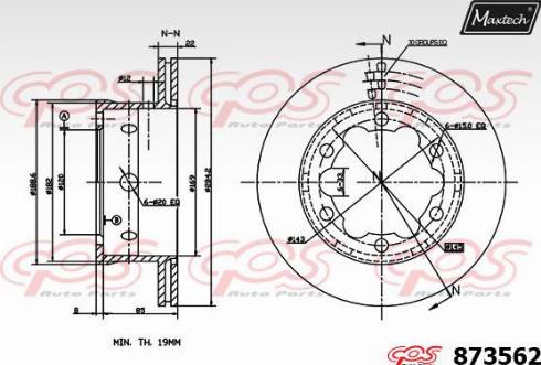 Maxtech 873562.0000 - Discofreno autozon.pro