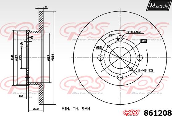 Maxtech 873589 - Discofreno autozon.pro