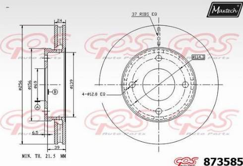 Maxtech 873585.0000 - Discofreno autozon.pro