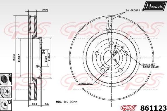 Maxtech 873587 - Discofreno autozon.pro