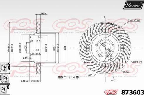 Maxtech 873603.6880 - Discofreno autozon.pro