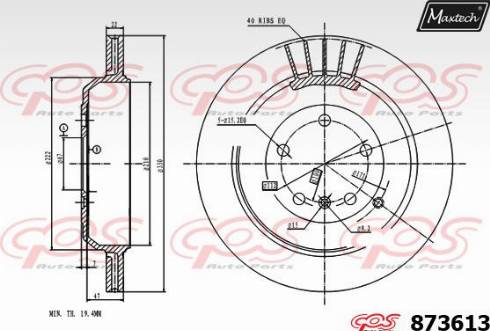 Maxtech 873613.0000 - Discofreno autozon.pro