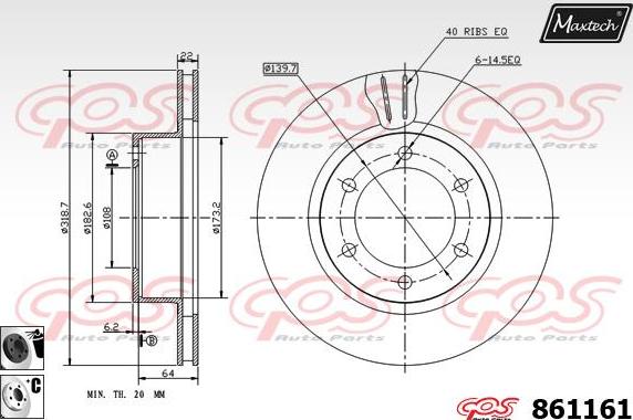 Maxtech 873049 - Discofreno autozon.pro