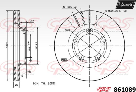 Maxtech 873046 - Discofreno autozon.pro