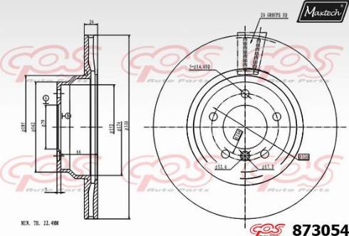 Maxtech 873054.0000 - Discofreno autozon.pro