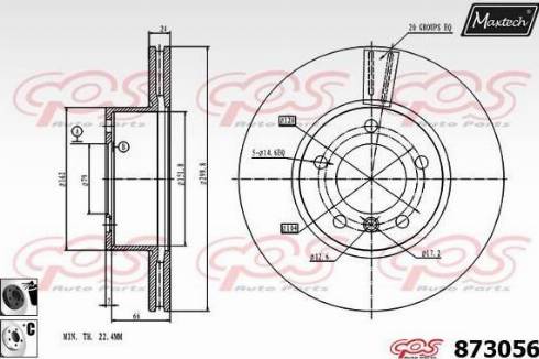 Maxtech 873056.6060 - Discofreno autozon.pro