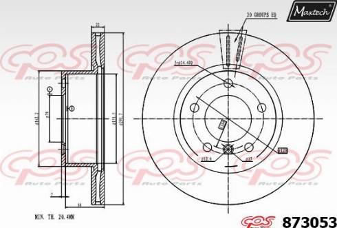 Maxtech 873053.0000 - Discofreno autozon.pro