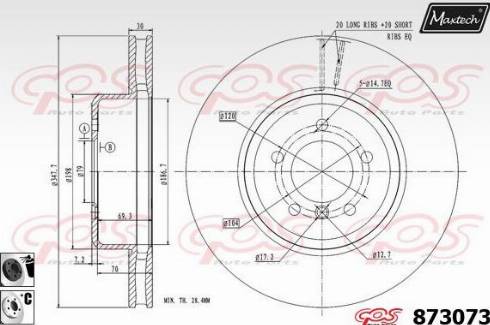 Maxtech 873073.6060 - Discofreno autozon.pro