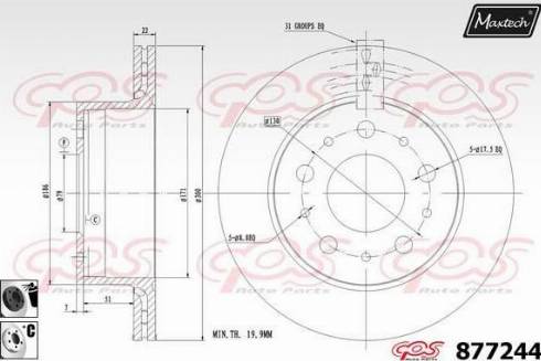 Maxtech 877244.6060 - Discofreno autozon.pro