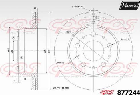 Maxtech 877244.0000 - Discofreno autozon.pro