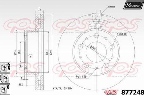 Maxtech 877248.6980 - Discofreno autozon.pro