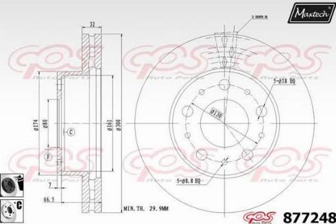 Maxtech 877248.6060 - Discofreno autozon.pro