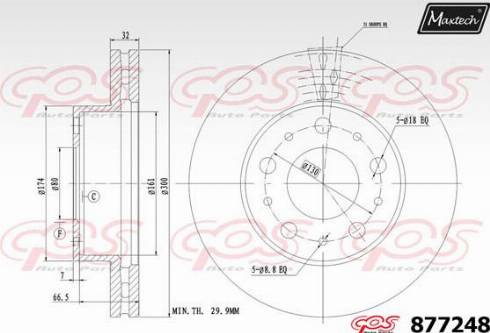 Maxtech 877248.0000 - Discofreno autozon.pro