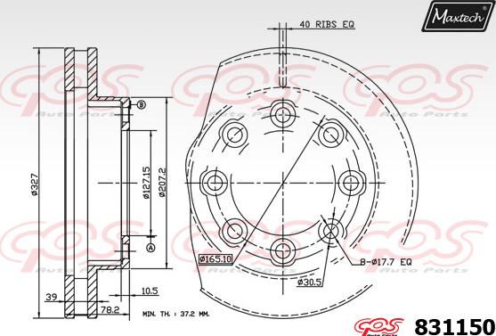 Maxtech 877215 - Discofreno autozon.pro