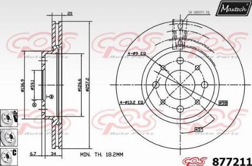 Maxtech 877211.6980 - Discofreno autozon.pro