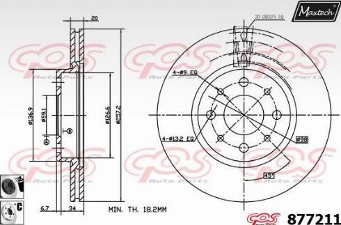 Maxtech 877211.6060 - Discofreno autozon.pro