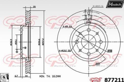 Maxtech 877211.0080 - Discofreno autozon.pro